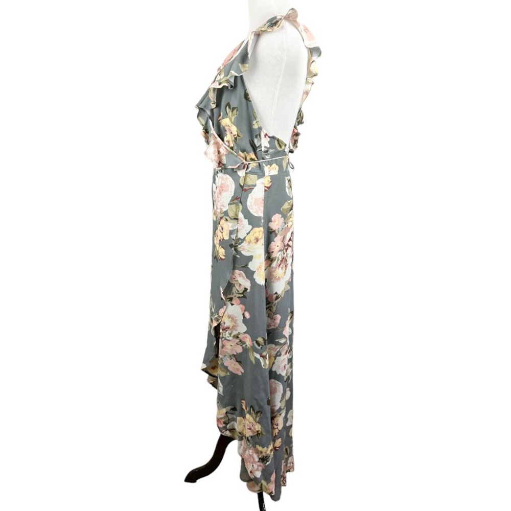 Privacy Please Fillmore Wrap Maxi Dress Size Small - Picture 4 of 10